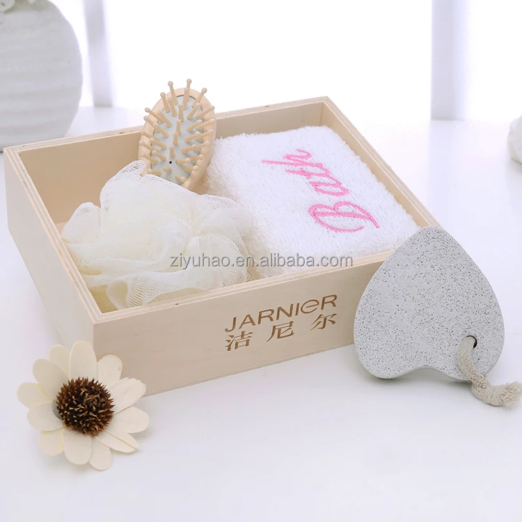Promotional Heart-Shaped Bucket Bath Set Bath Gift Set