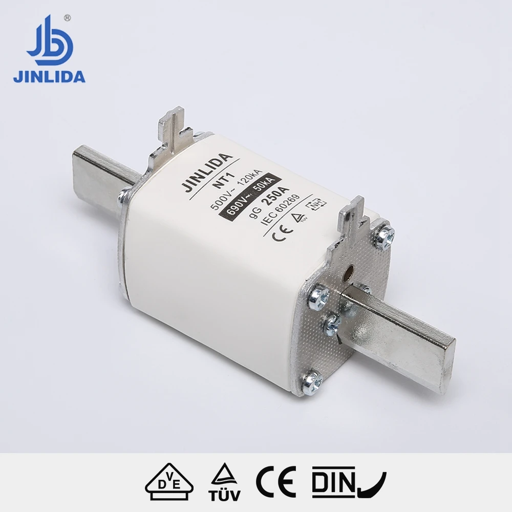 
Низкое напряжение NT керамическая высокая отключающая способность высокая скорость плавкая вставка 