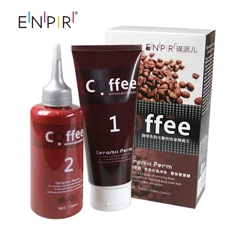 Hair straightening perm brands coffee  natural perm cream permanent rebonding hair perm lotion damaged hair repair products