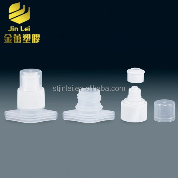 flexible plastic spout with silica gel stopper