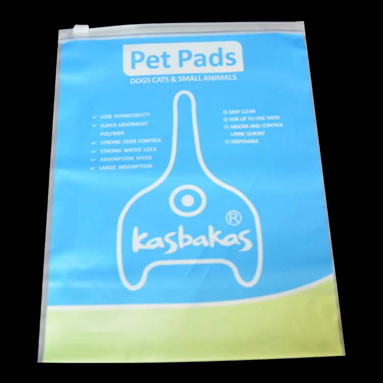 Plastic zip lock with logo