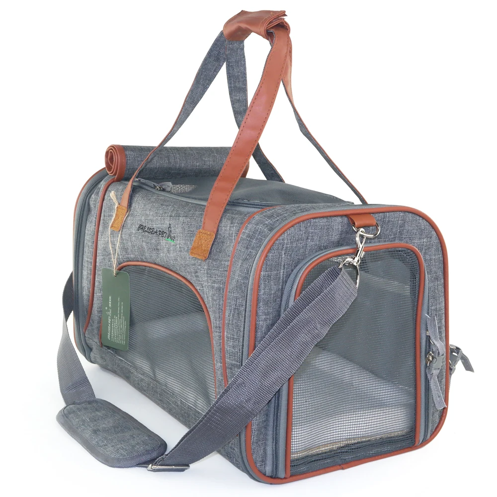 2019 новый дизайн 900D двухцветная оксфордская Низкопрофильная Роскошная переноска для собак для маленьких животных