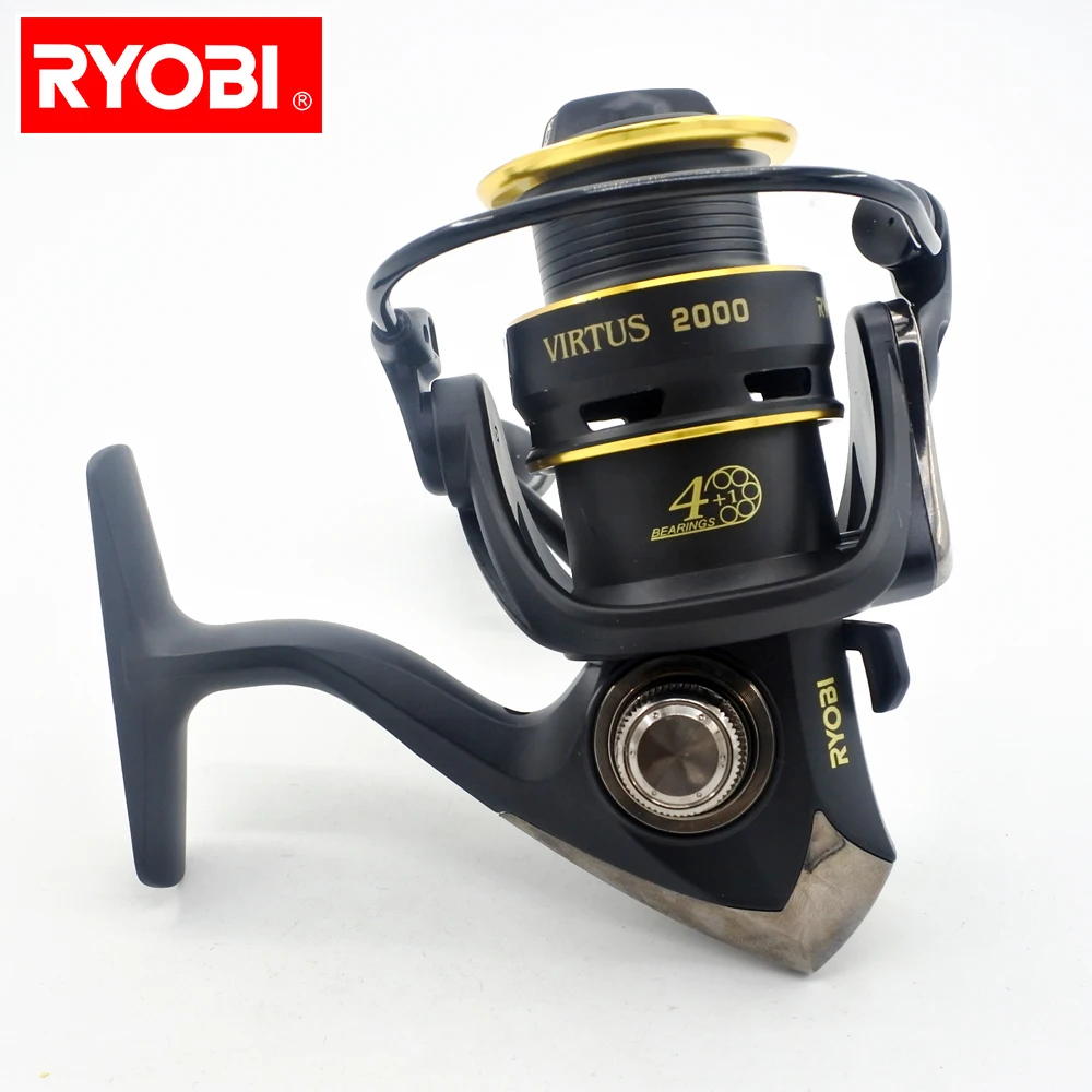VIRTUS Aluminum Spool Foldable Handle Ryobi Fishing Reel