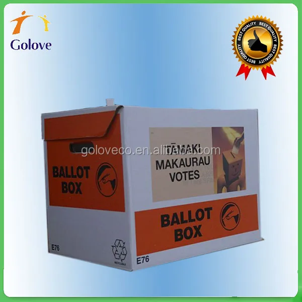 cardboard ballot box for New zealand 2017 general elections