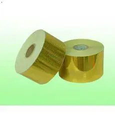 HIGH QUALITY 50MIC GOLDEN HOLOGRAM FILM  FOR STICKER LABEL PAPERS(WATER BASED GLUE)