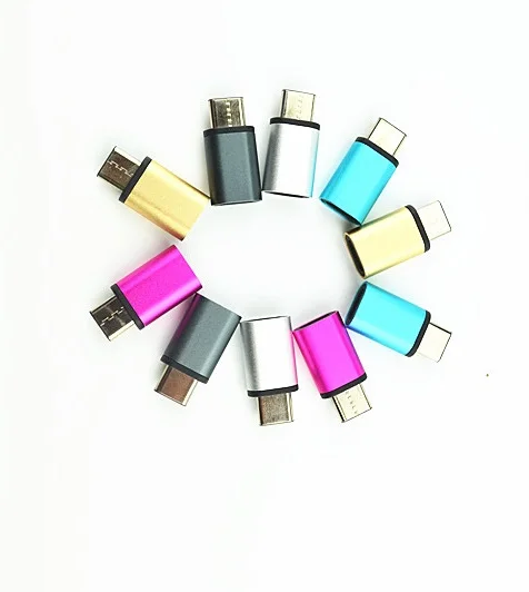 Адаптер Micro USB 3,1 папа-USB Type C мама адаптер синхронизации данных зарядный адаптер
