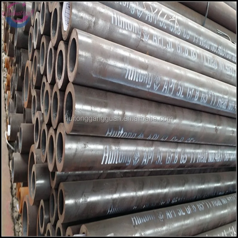 seamless steel pipe bs 3601 cement lined carbon seamless steel pipe made by huitong group