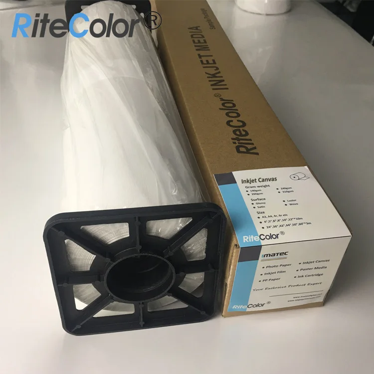 320g Large format digital inkjet printing canvas roll matte coating canvas