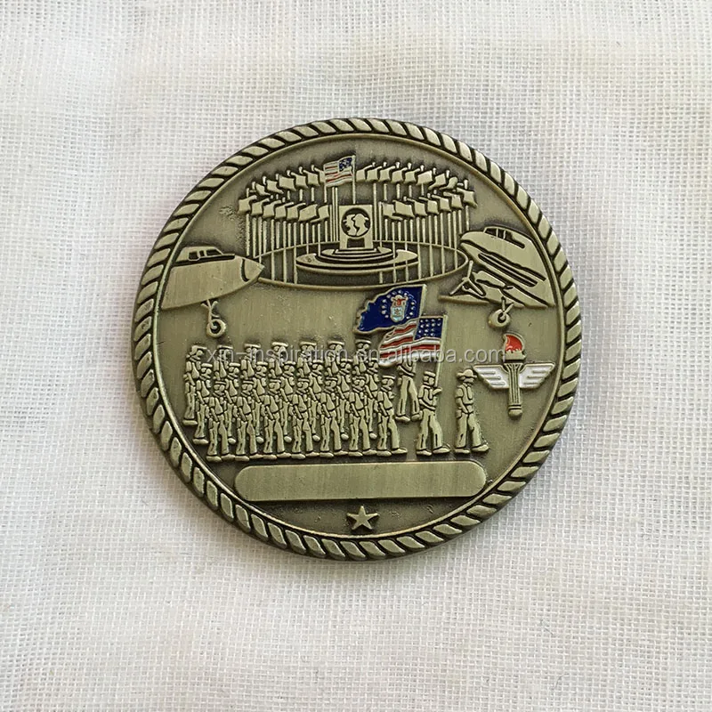 Custom coin old euro coin bank jewelry