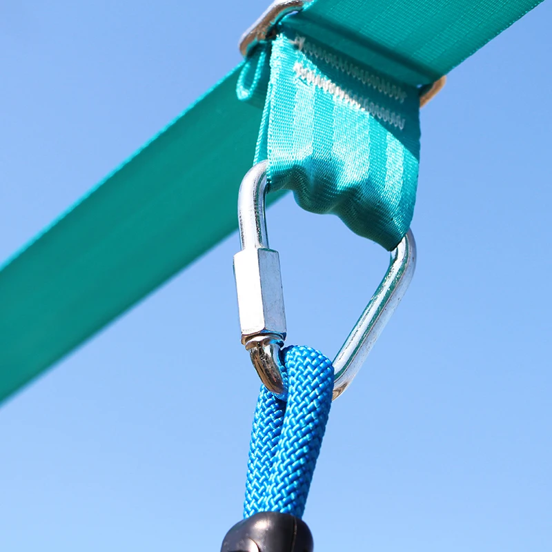 Backyard Outdoor Warrior Training Fitness Equipment Hanging Ninja  Obstacle Line Course Kit For Sale