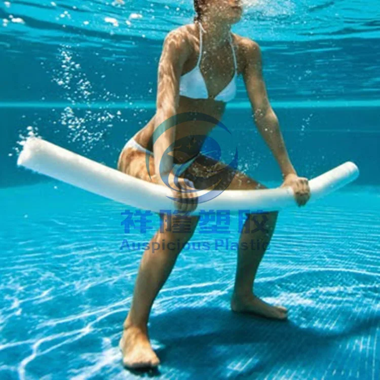 White Extruded Polyethylene Foam Pool Noodle