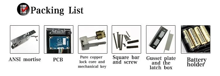 Udohow Free Software Stainless Steel Electronic Card Key Rfid Access Control Hotel Door Lock