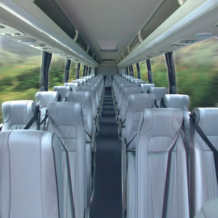 Made in China brand new color design factory price 35 passenger coach bus