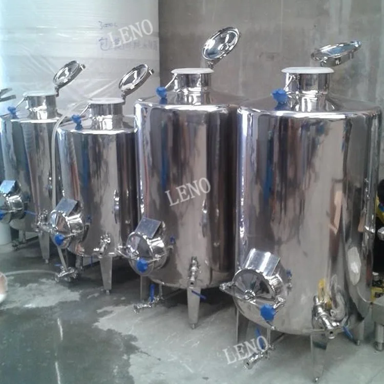 Stainessl steel food grade wine filter press storage grape fermentation wine tank