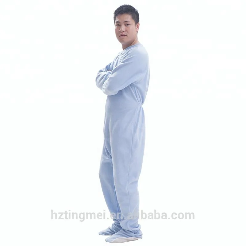 Adult Fleece Man Long Onesie Pajamas
