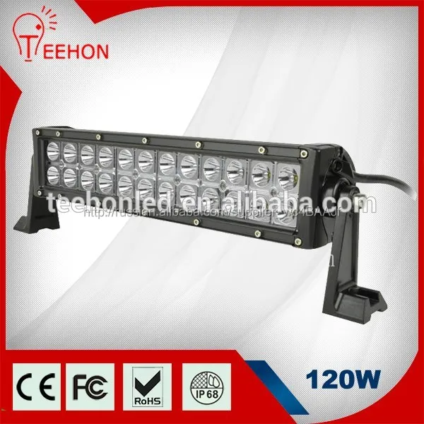 5 Вт osram светодиоды 120 Вт из светодиодов свет для полуприцеп, внедорожный свет бар с osram чипы