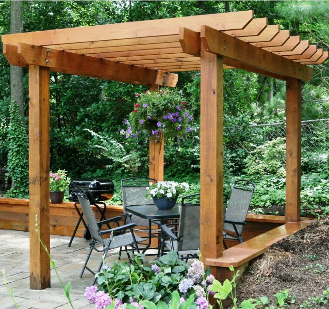 Cheapest solid wood garden gazebo for sale
