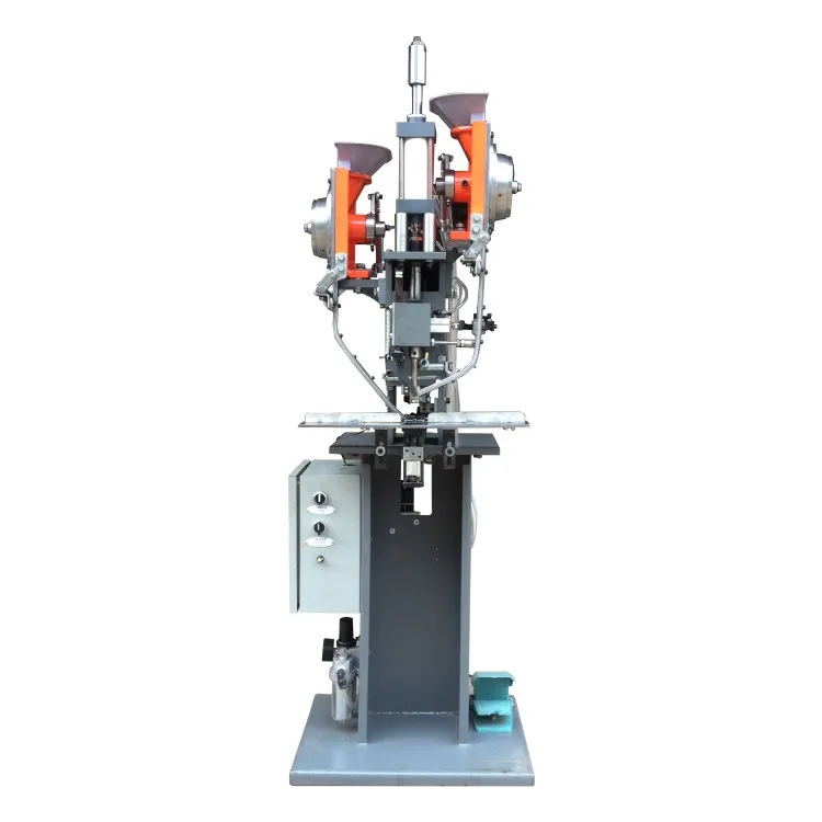 Pneumatic Automatic 10mm Plastic Press Snap Stud Fastener Button Machine