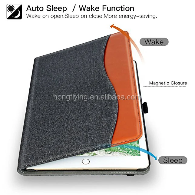 
Premium leather card slot stand holder tablet leather case for ipad mini 4 