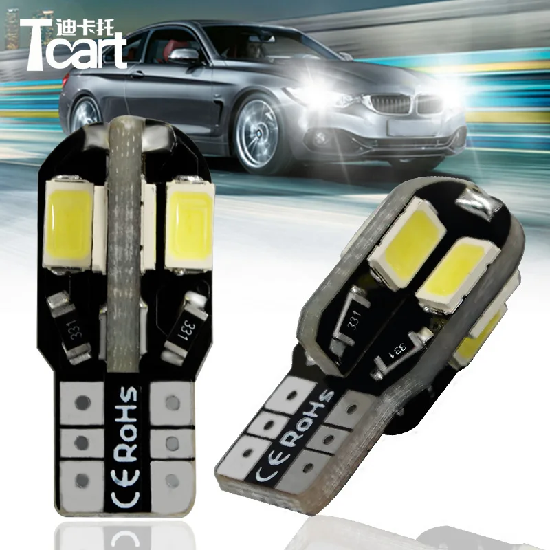 Guangdian auto signal lighting bulb t10 194 168 5730 8smd canbus error free car led lamp side wedge light