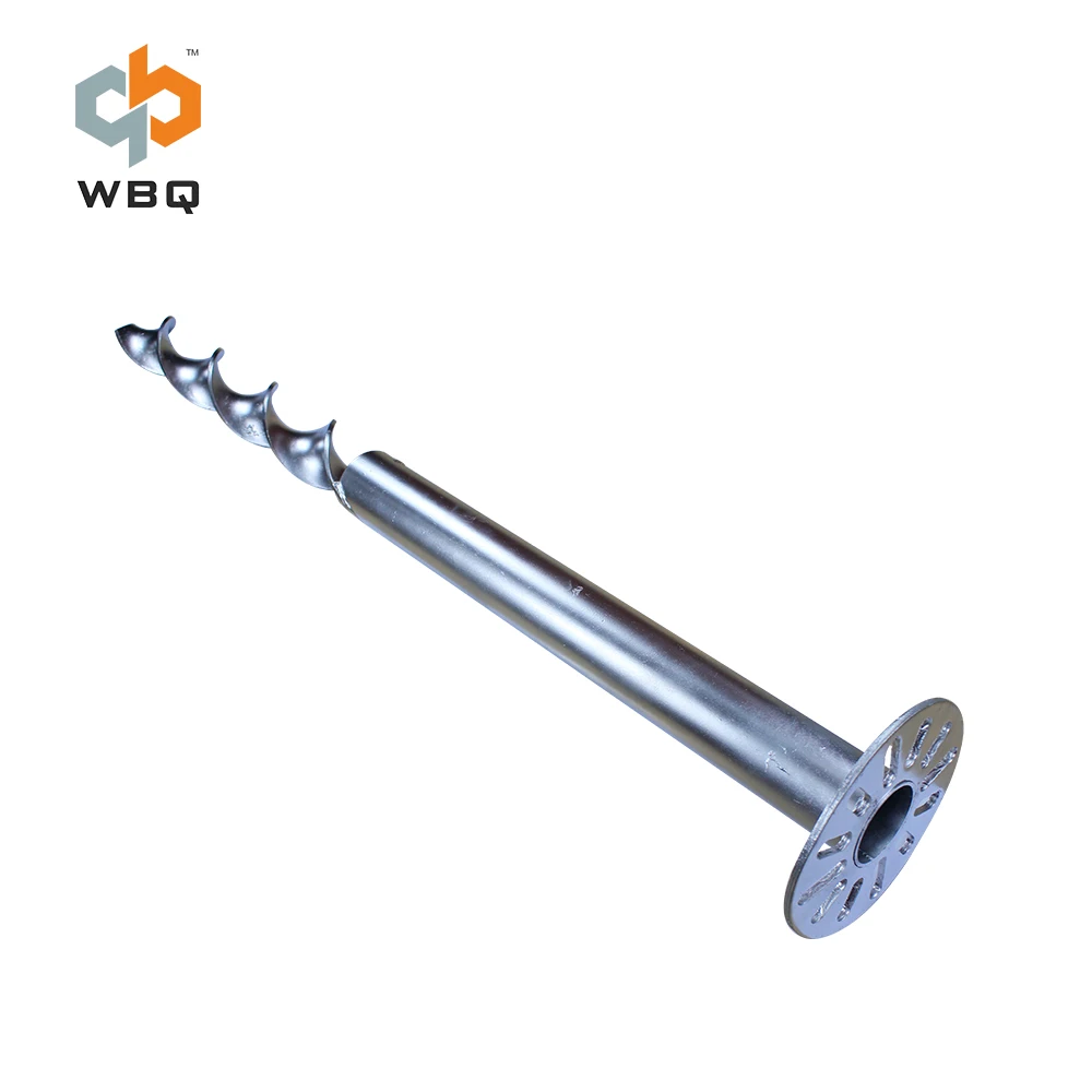 Ground Screw Pile for Wooden House and Fence Foundation
