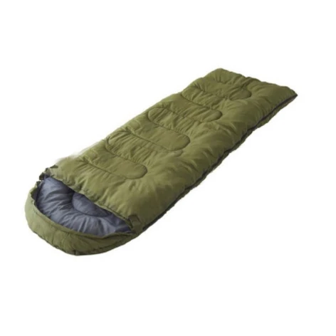 Camping Home Light Polyester Fiber Indoor Blue Windproof Envelope Sleeping Bag With Hood Outdoor Hiking