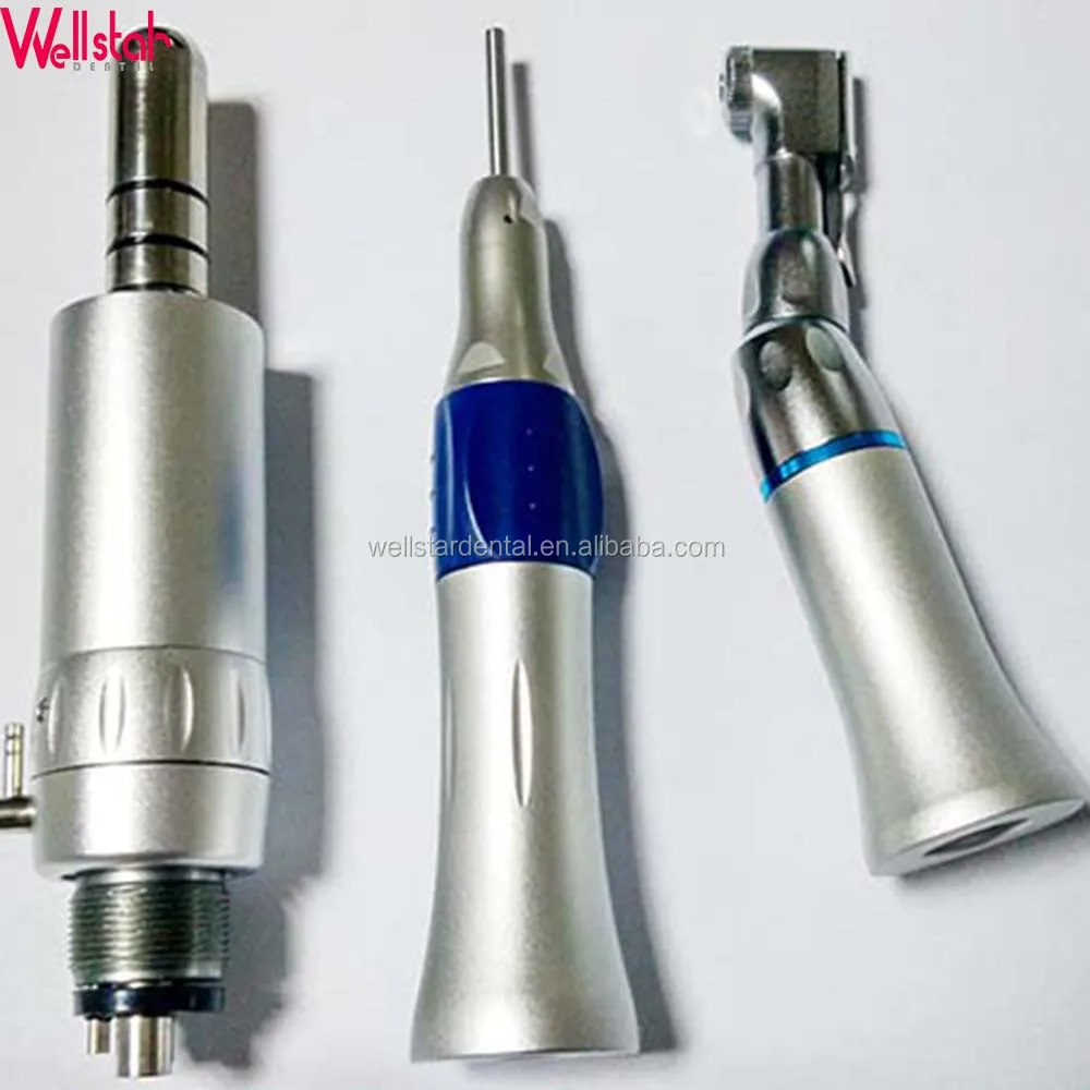 Dental handpiece set with straight head and contra angle dental low speed handpiece with lowest price offer
