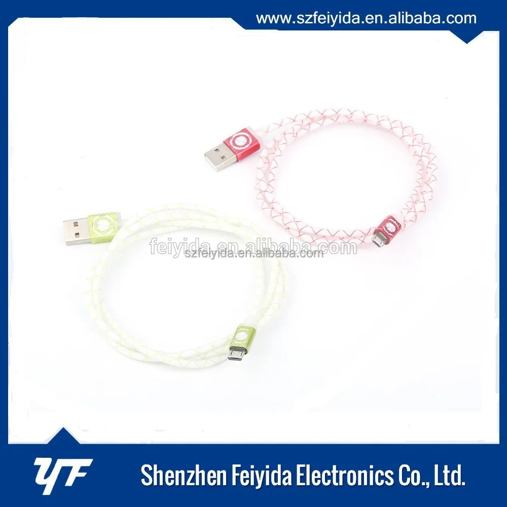 2016 НОВЫЙ Multi-color LED свет usb-кабель для samsung galaxy S3 кабель передачи данных