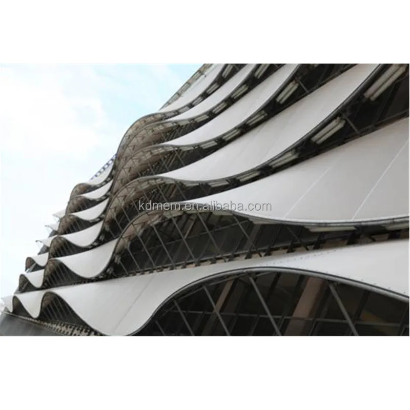 
PVC mesh building external wall facade materials tensile membrane 