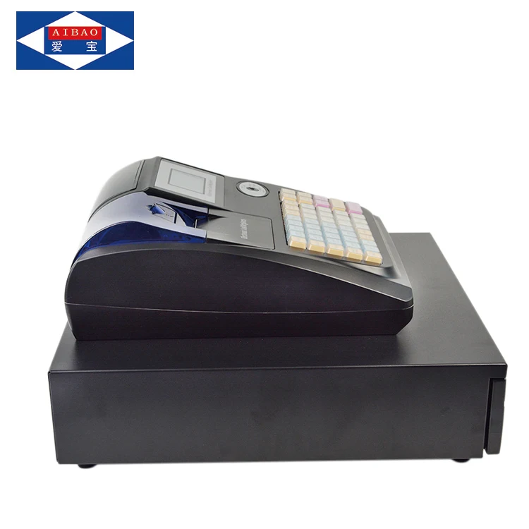 USB/COM/U-disk portable retail shop electronic cash regisger ECR with 58mm printer
