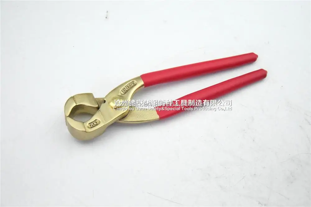 
Non sparking craft pincer Hand Tools-Carpentar Plier (aluminum bronze /beryllium copper )200mm 8inch 