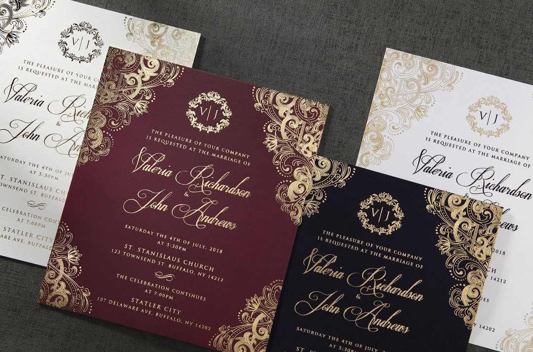 Handmade wedding cards marriage invitation arabic laser cut wedding invitation cards luxury wedding invitation