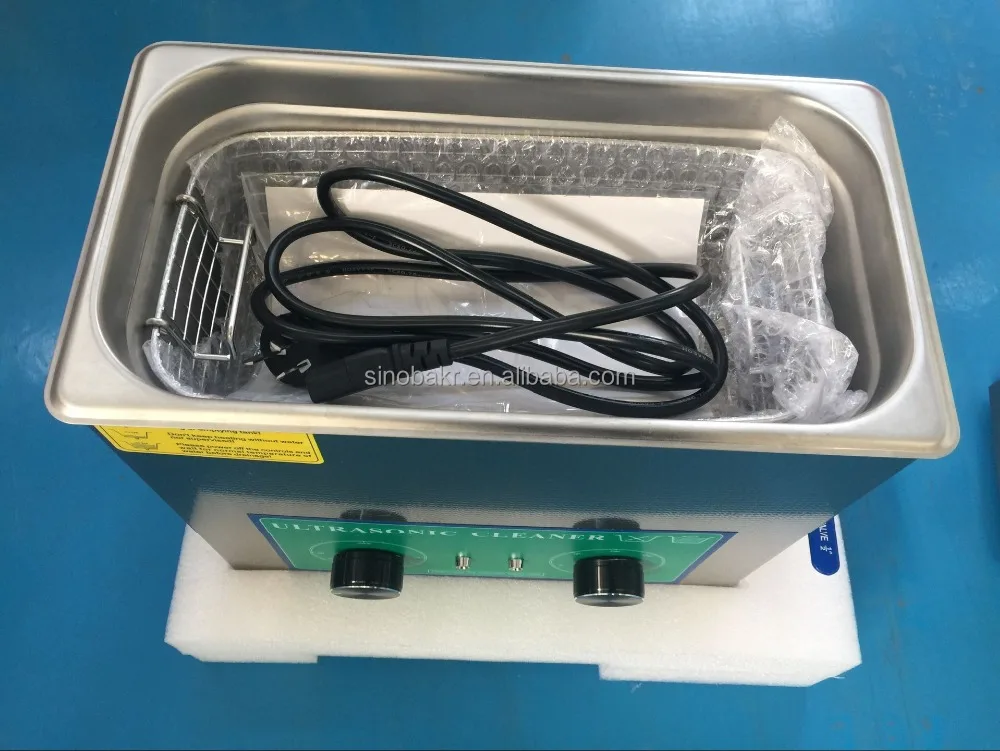Jewelry Watch Band Eyeglasses Ultrasonic Cleaner Sonicator Bath 3Liter with Basket BK-120B good price