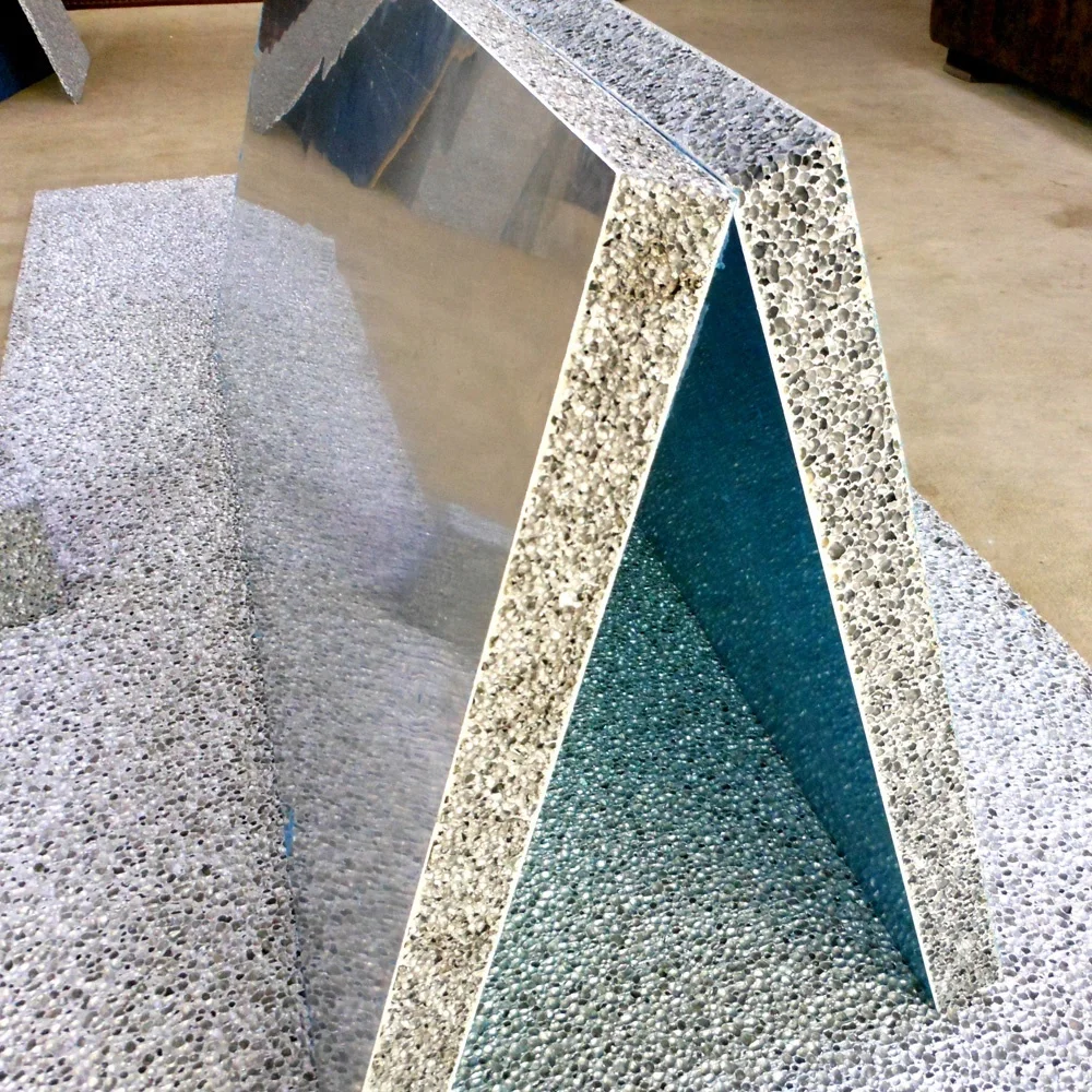 Closed Cell Aluminum Foam Sandwich Panel Composite with Aluminum/Stainless Steel sheet