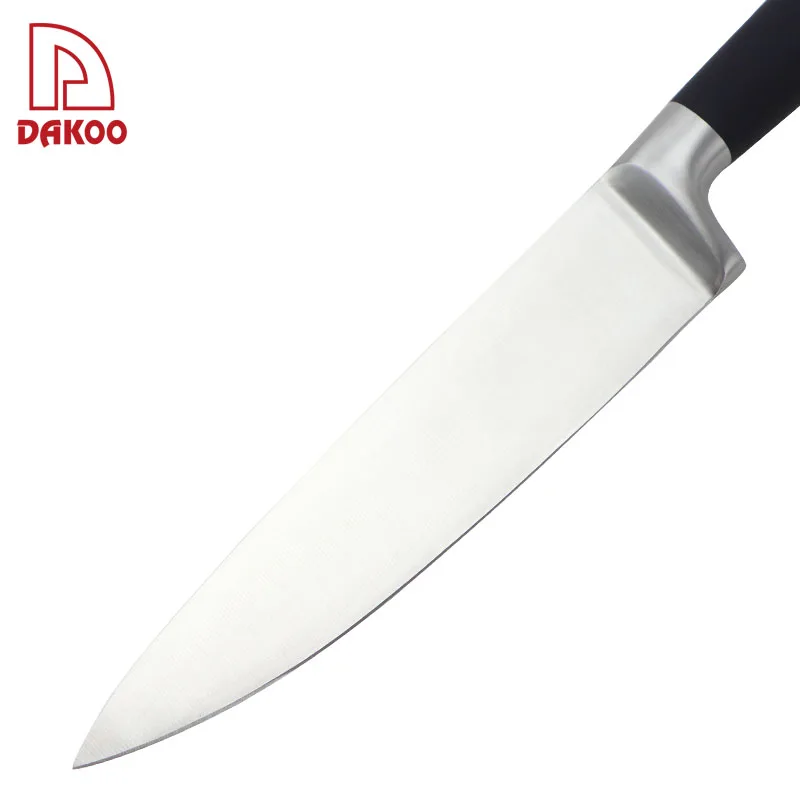 Yangjiang Knives 5PCS Kitchen Knife Set with Hollow and TPR Coated Handle