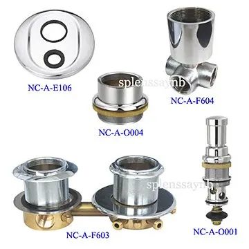 Faucet Body, Shower Parts, Deviator, Built-In Mixer Body
