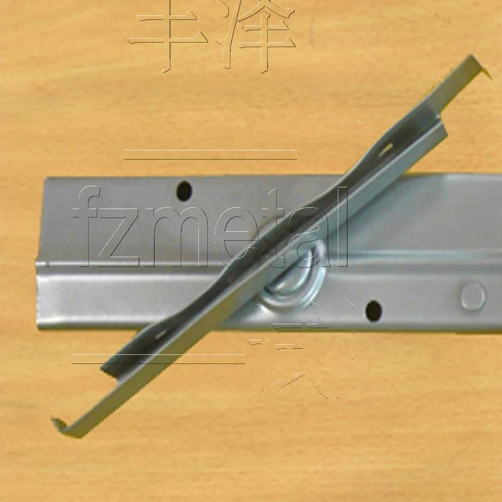 A7-1 6inches steel window frame 40mm brown modern decorative exterior profile shutter iron louvre frame