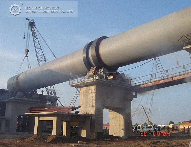 Powder Clinker Cement Production Pyrolysis Rotary Kiln