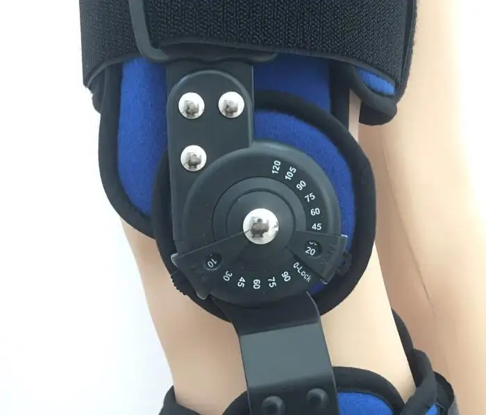 Ортопедический бандаж на колено хорошего качества, медицинский бандаж на шарнирах для поддержки ног и колена для упражнений