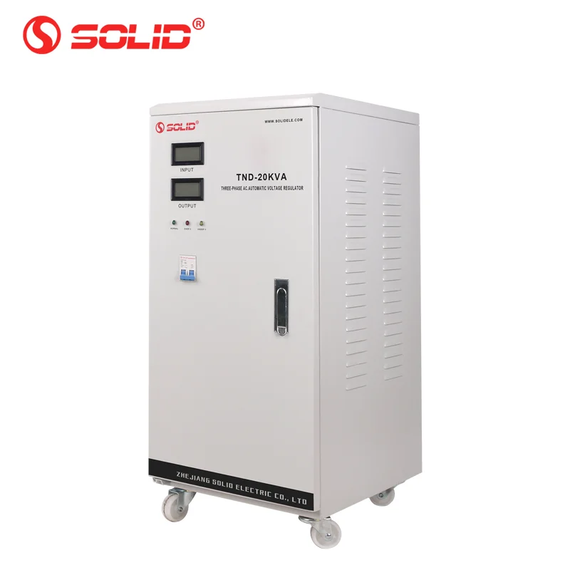
SVC 20KVA 110V 220V Single Phase AC Automatic Voltage Regulator AVR 20KVA 20KW Voltage Stabilizer 