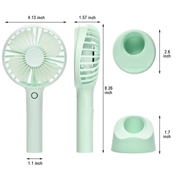 2018 New Arrivals Portable Summer Hand Rechargeable Mini USB Cooling Table Fan