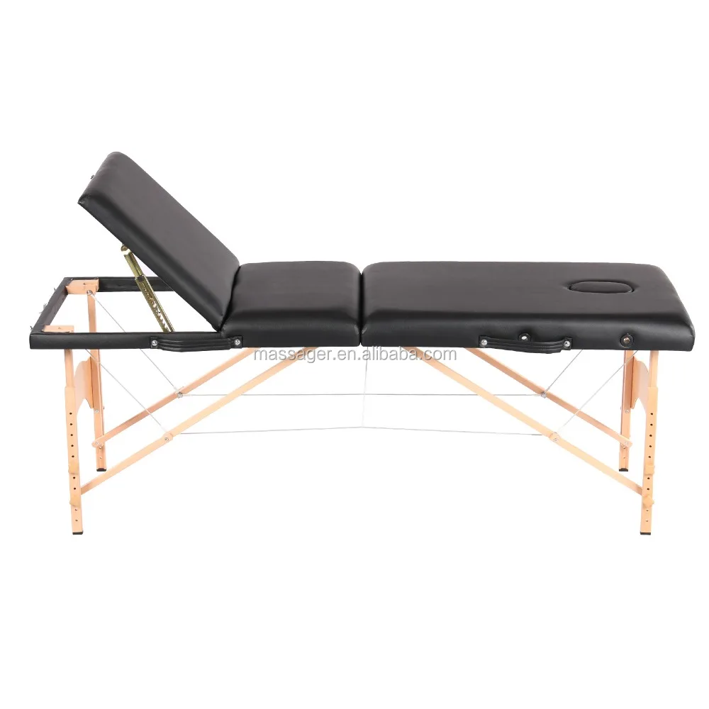 
Acrofine folding adjustable wooden portable table massage 