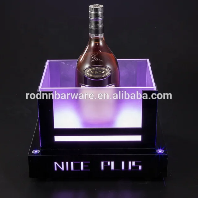 Premium LED Ice Bucket with Laser