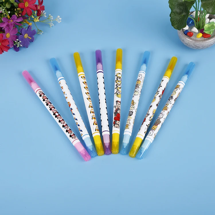 pen of Wenzhou  writing fluent  dual tip brush marker pens color marker with  dual brush tip  pens nylon nib