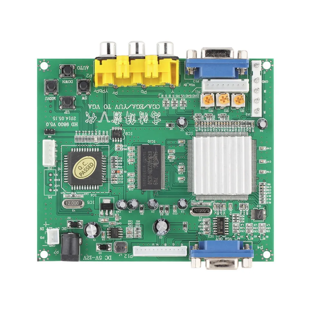 Arcade Game RGB/CGA/EGA/YUV to VGA HD Video Converter Board HD9800/GBS8200