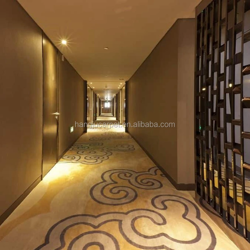 Simple Pattern Cheap Price Corridor Carpet for Hotel Used W-SG1010 Series