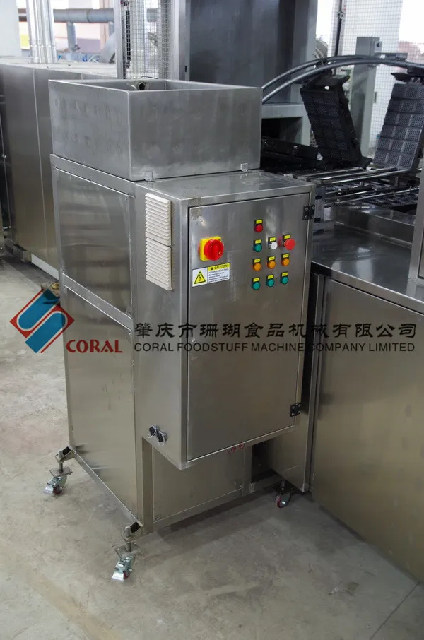 Automatic waffle chocolate machine/chocolate biscuit machine/chocolate wafer making machine