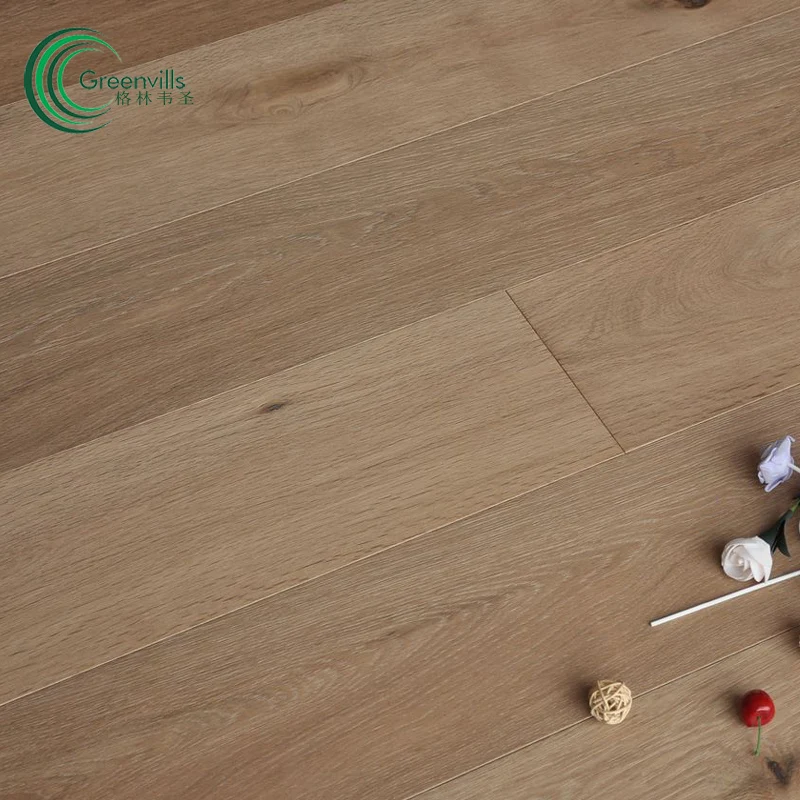 
Greenvills engineer wood floor European oak big plank gray color hardwood floor 