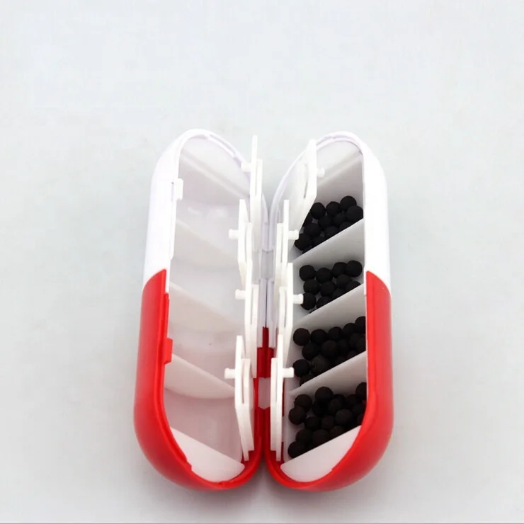 Cute Cheapest Mini Capsule Shaped Pill Box Children