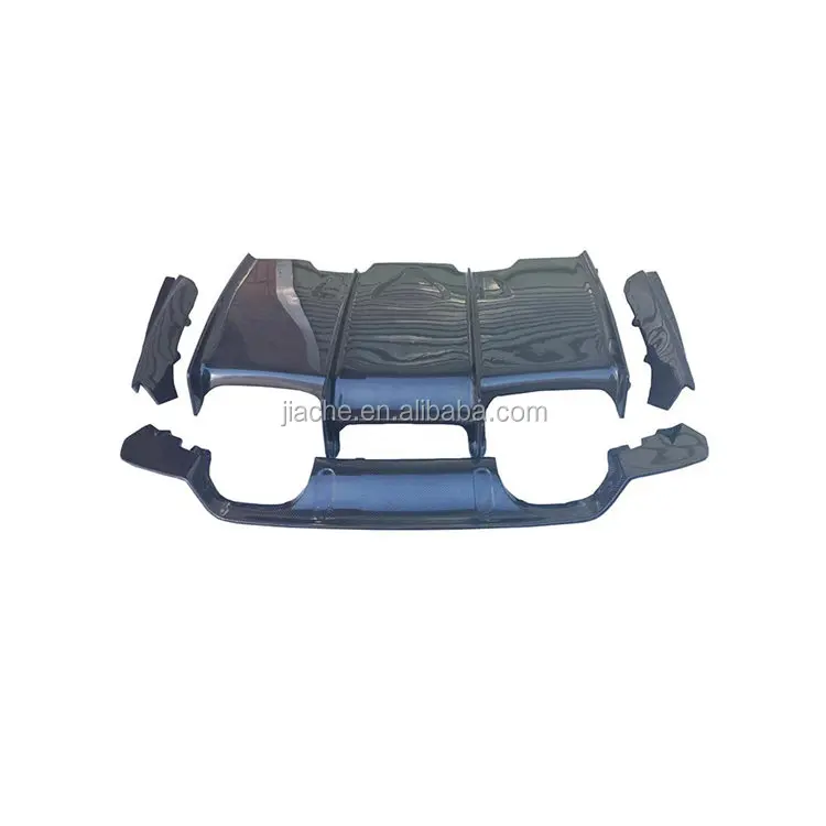 Carbon Fiber Rear Lip Diffuser Splitters Spoiler Bumper Chin Guard For BMW F80 M3 F82 F83 M4 2014-2018 PSM Style